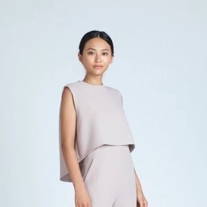 Kaarem Cropped Top- Cream/Medium